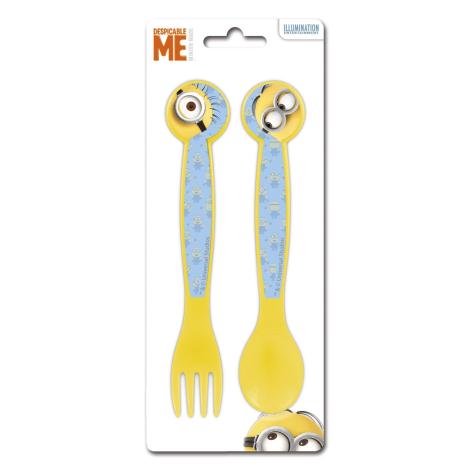 Minions Fork & Spoon Cutlery Set £1.59